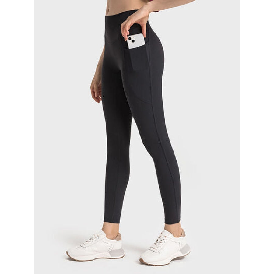 Double Take Wide Waistband Leggings Apparel and Accessories