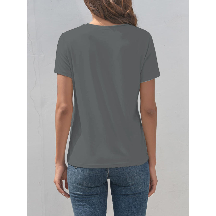 Dragonfly Graphic Round Neck Short Sleeve T-Shirt Apparel and Accessories