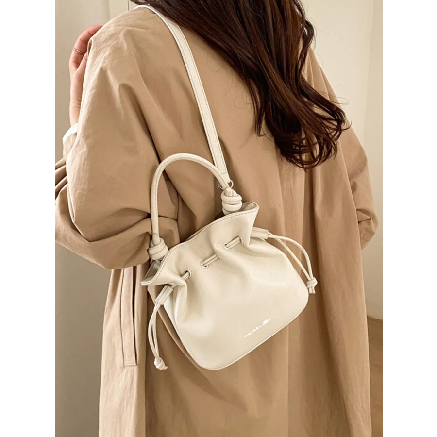 Drawstring Bucket Crossbody Bag Apparel and Accessories