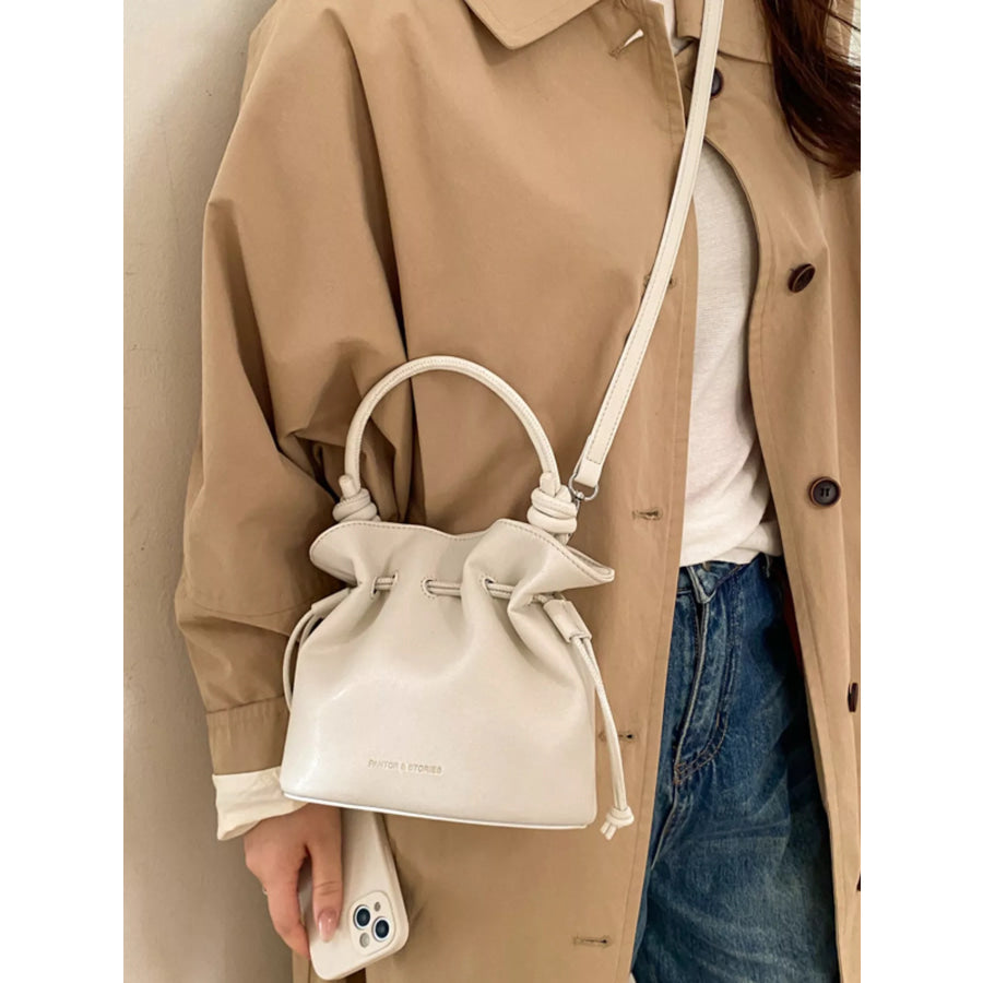 Drawstring Bucket Crossbody Bag Apparel and Accessories