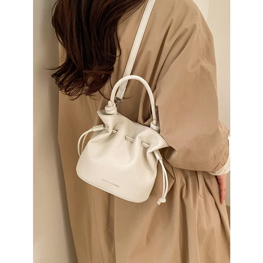 Drawstring Bucket Crossbody Bag Apparel and Accessories