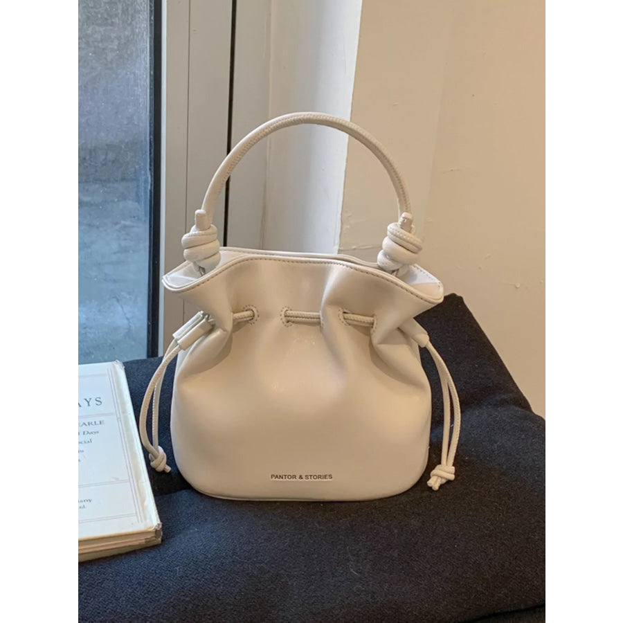 Drawstring Bucket Crossbody Bag Apparel and Accessories