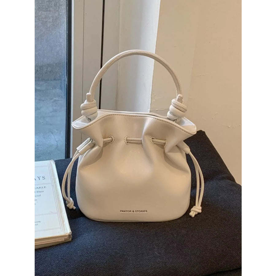 Drawstring Bucket Crossbody Bag Apparel and Accessories