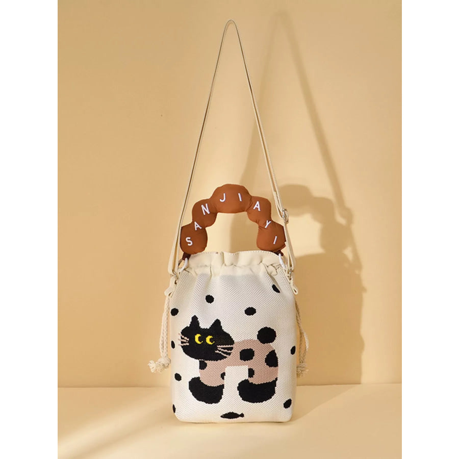 Drawstring Bucket Crossbody Bag Style E / onesize Apparel and Accessories