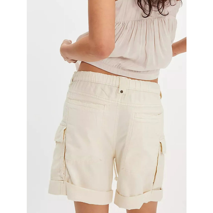 Drawstring Cargo Shorts Apparel and Accessories