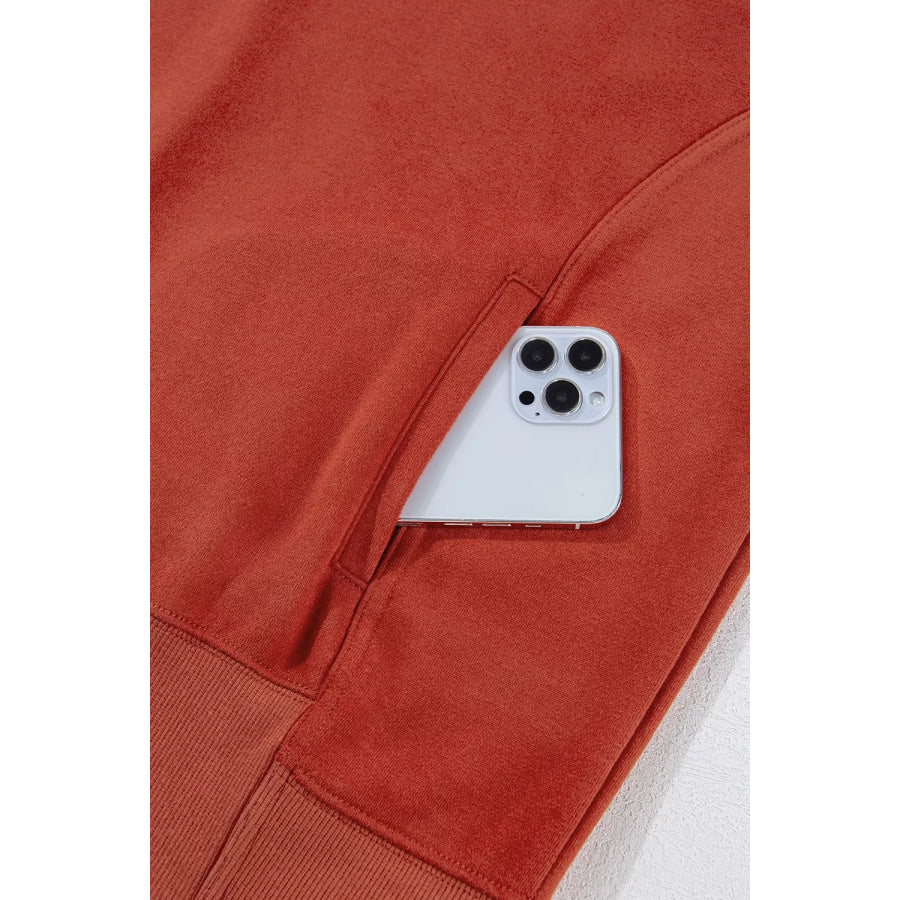 Drawstring Dropped Shoulder Hoodie Apparel and Accessories