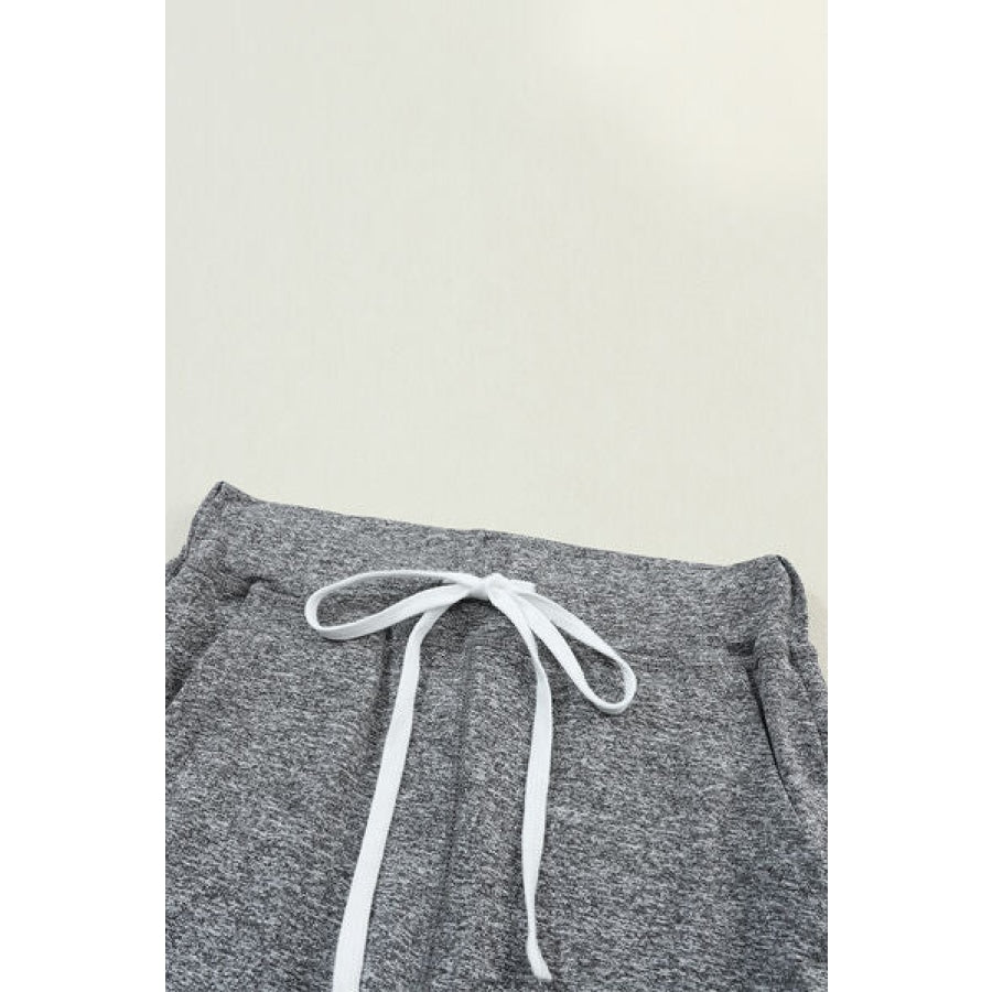 Drawstring Joggers with Pockets Apparel and Accessories