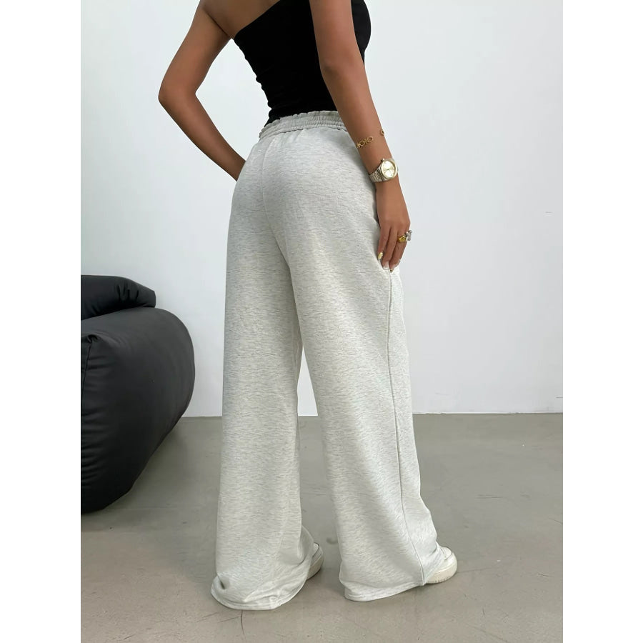 Drawstring Loose Fit Pants Apparel and Accessories