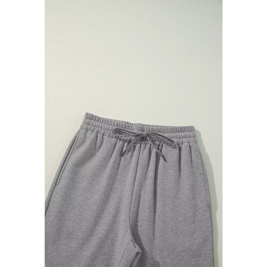 Drawstring Loose Fit Pants Apparel and Accessories