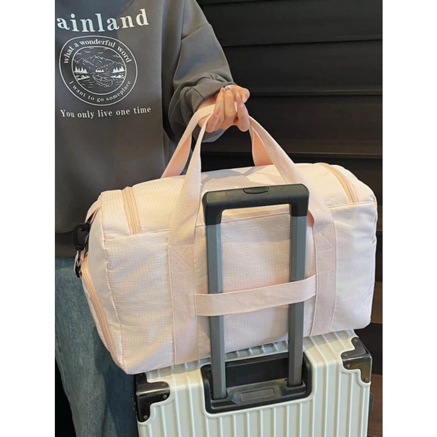 Drawstring Multi Pockets Travel Bag Apparel and Accessories