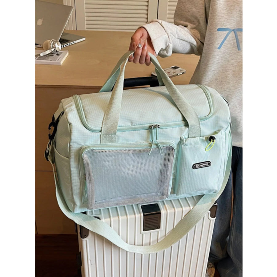 Drawstring Multi Pockets Travel Bag Apparel and Accessories