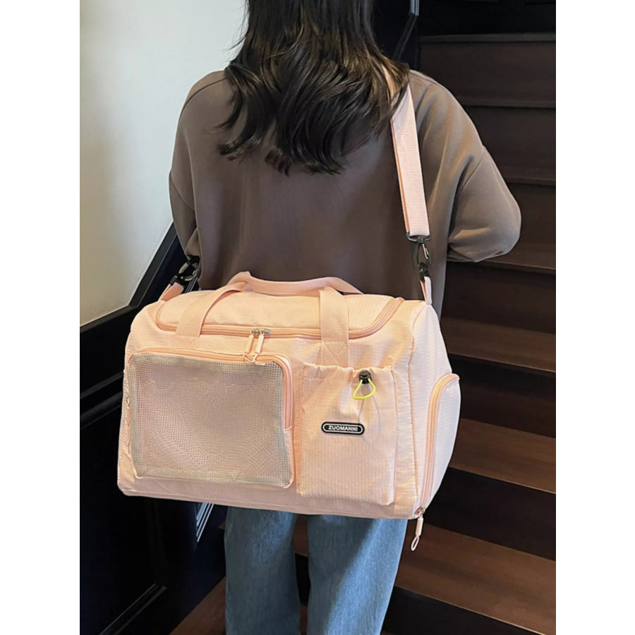 Drawstring Multi Pockets Travel Bag Apparel and Accessories