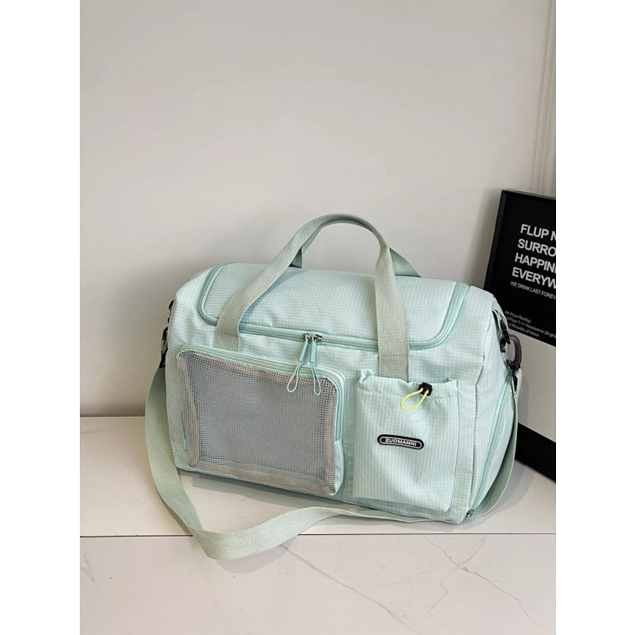 Drawstring Multi Pockets Travel Bag Green / onesize Apparel and Accessories