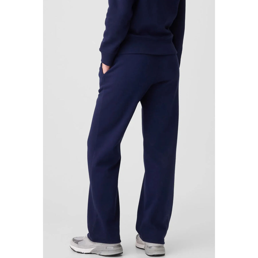 Drawstring Pants with Pockets Apparel and Accessories