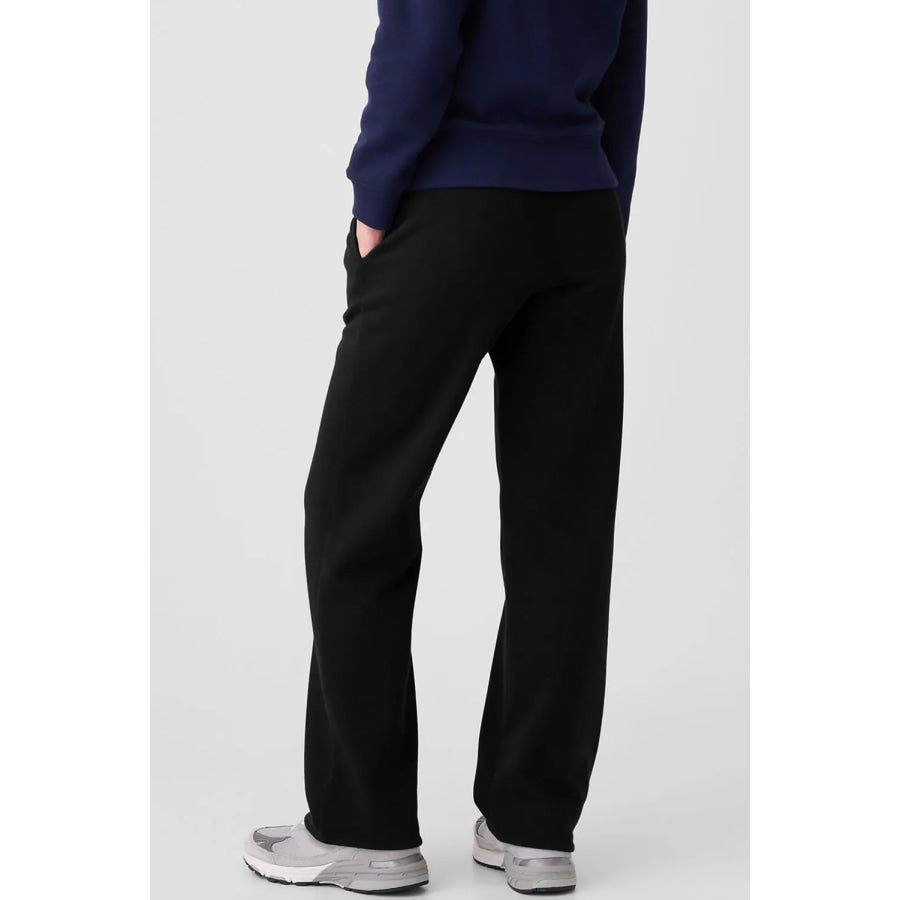 Drawstring Pants with Pockets Apparel and Accessories