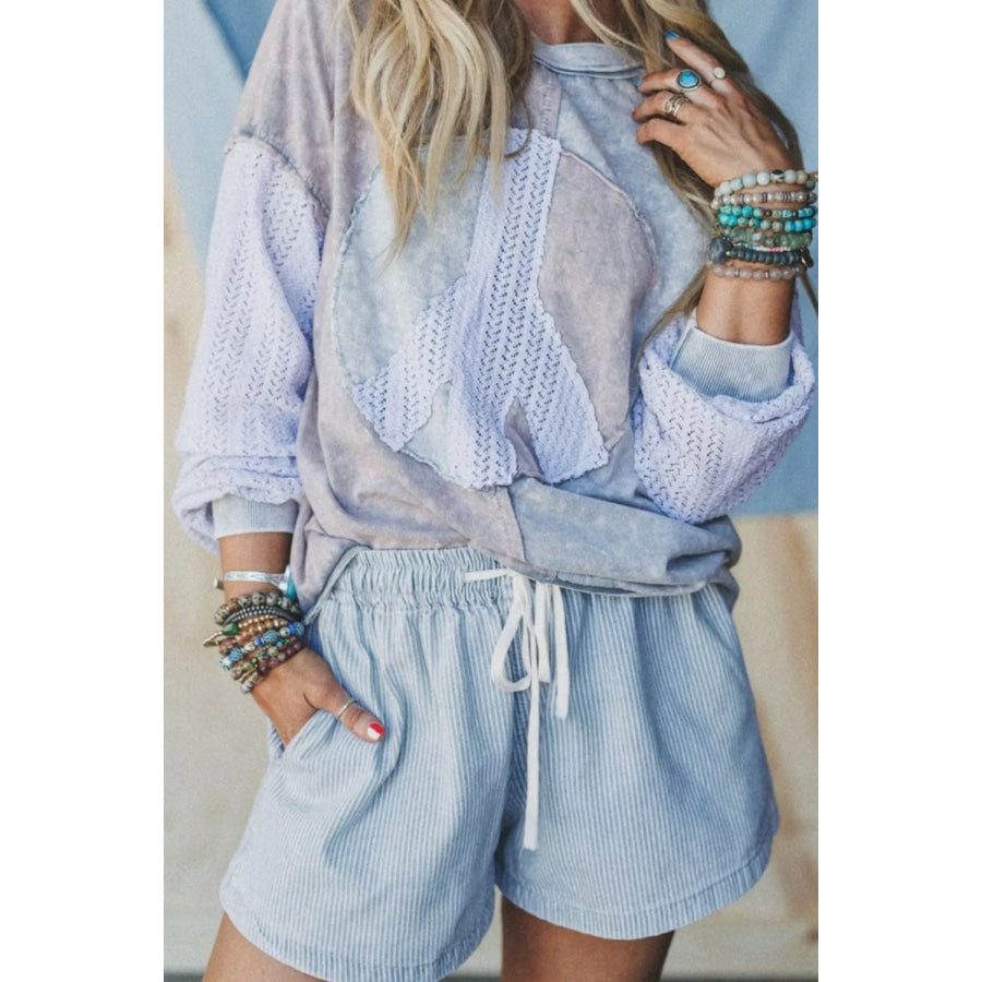 Drawstring Striped Shorts Apparel and Accessories