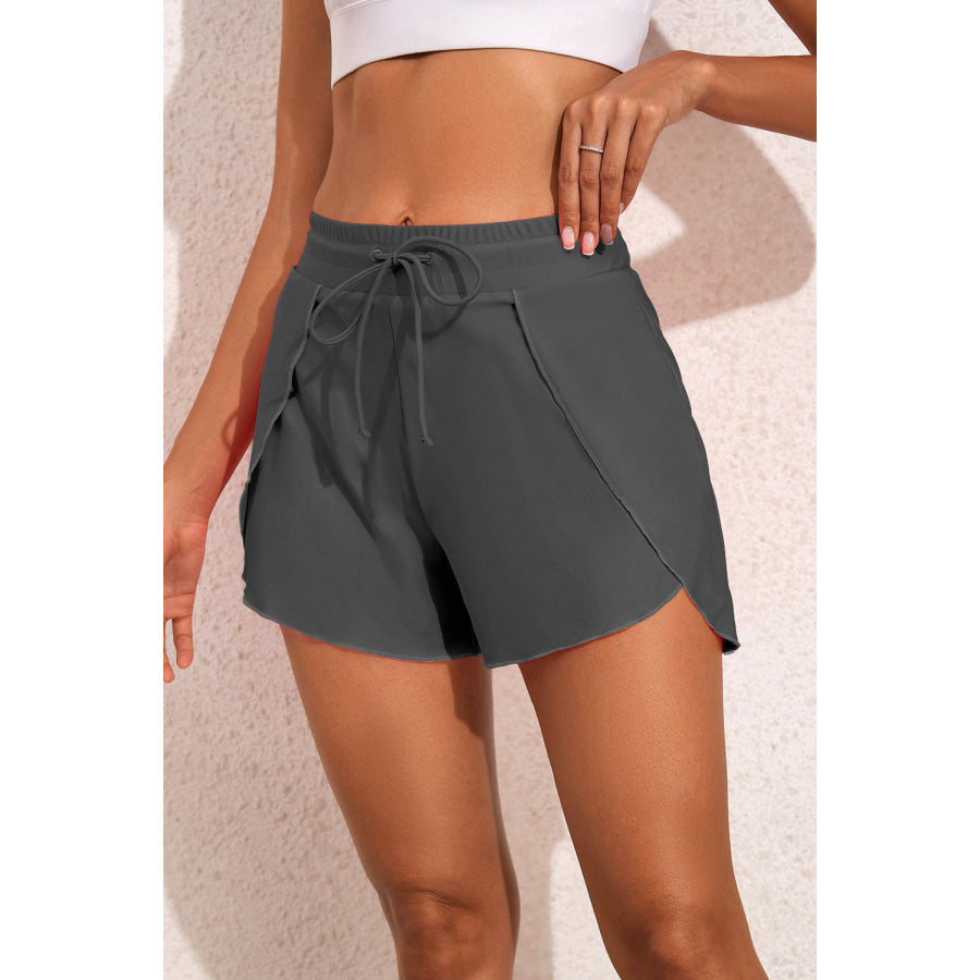 Drawstring Waist Swim Shorts Apparel and Accessories