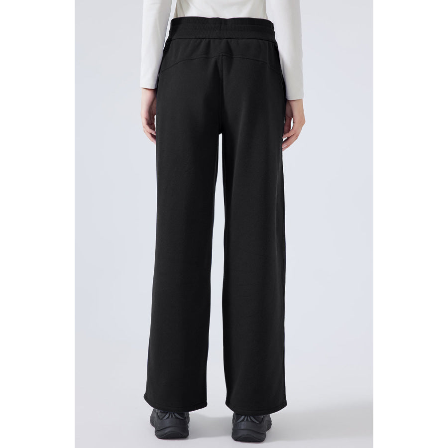 Drawstring Wide Leg Pants Apparel and Accessories