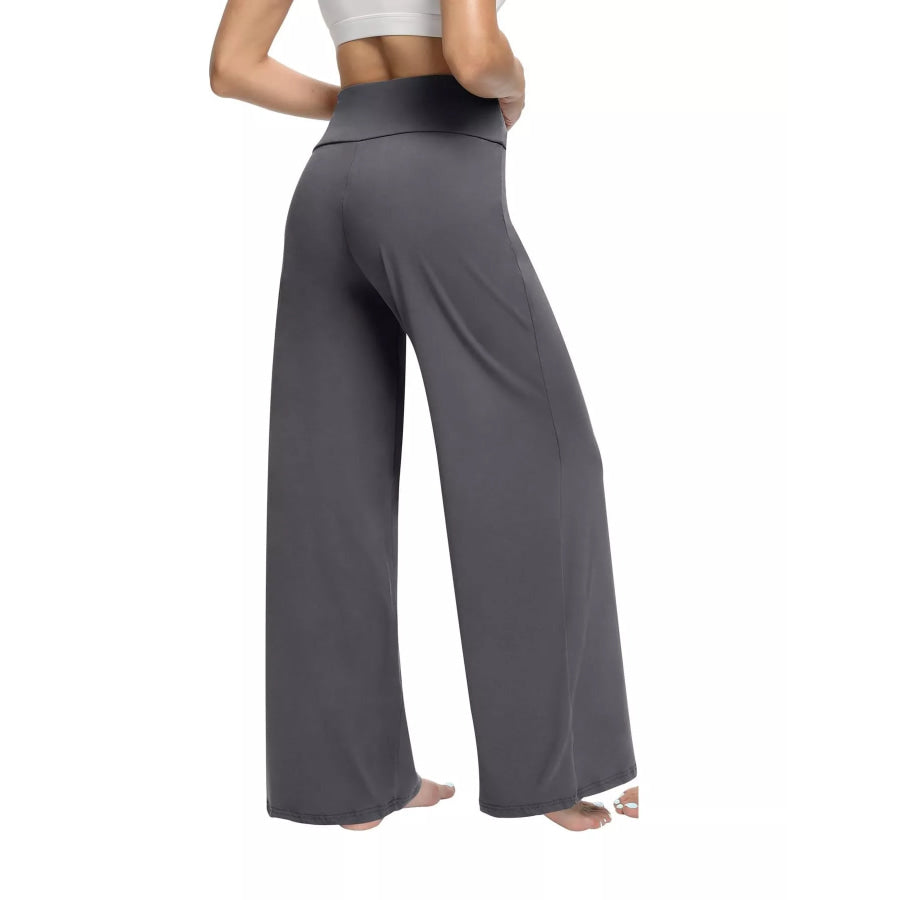 Drawstring Wide-Leg Pants Apparel and Accessories