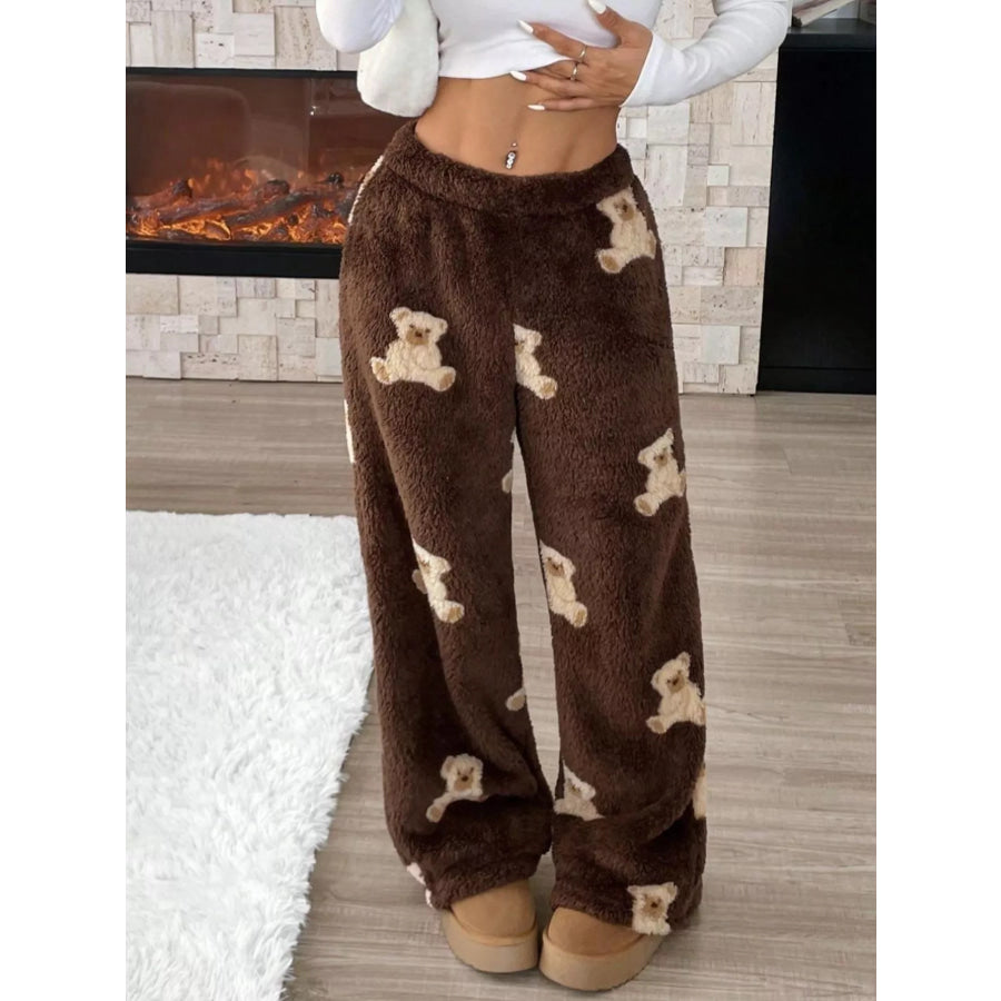 Drawstring Wide Leg Pants Apparel and Accessories