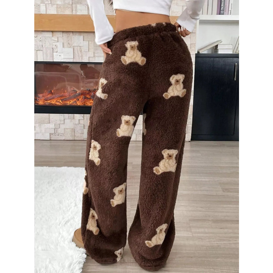 Drawstring Wide Leg Pants Apparel and Accessories