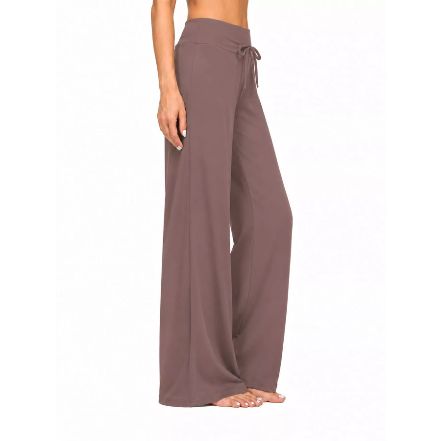 Drawstring Wide-Leg Pants Apparel and Accessories