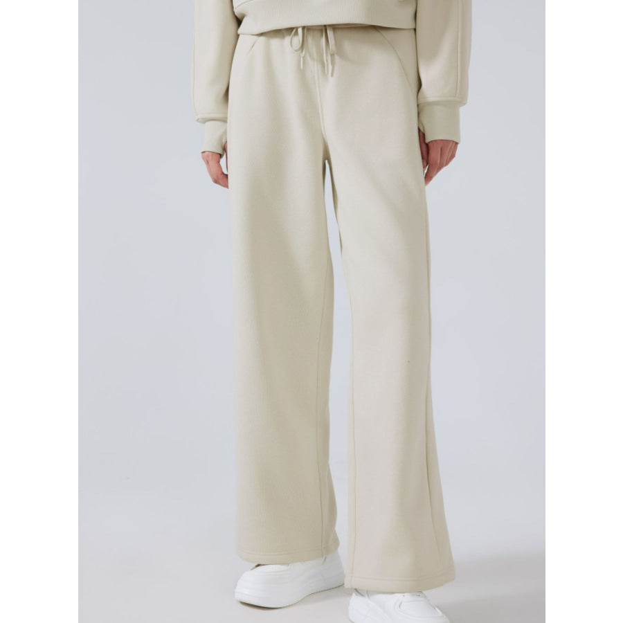 Drawstring Wide Leg Pants Apparel and Accessories