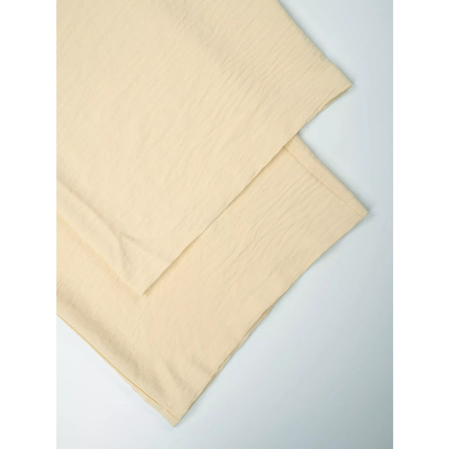 Drawstring Wide Leg Pants Apparel and Accessories
