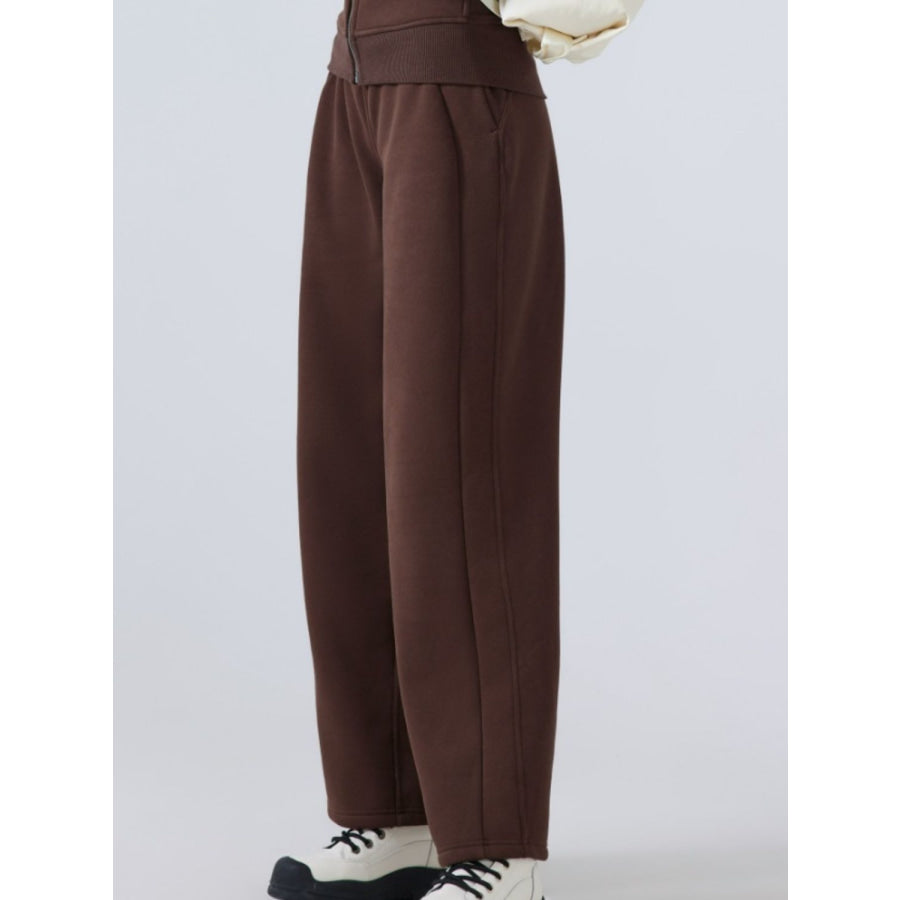 Drawstring Wide Leg Pants Apparel and Accessories