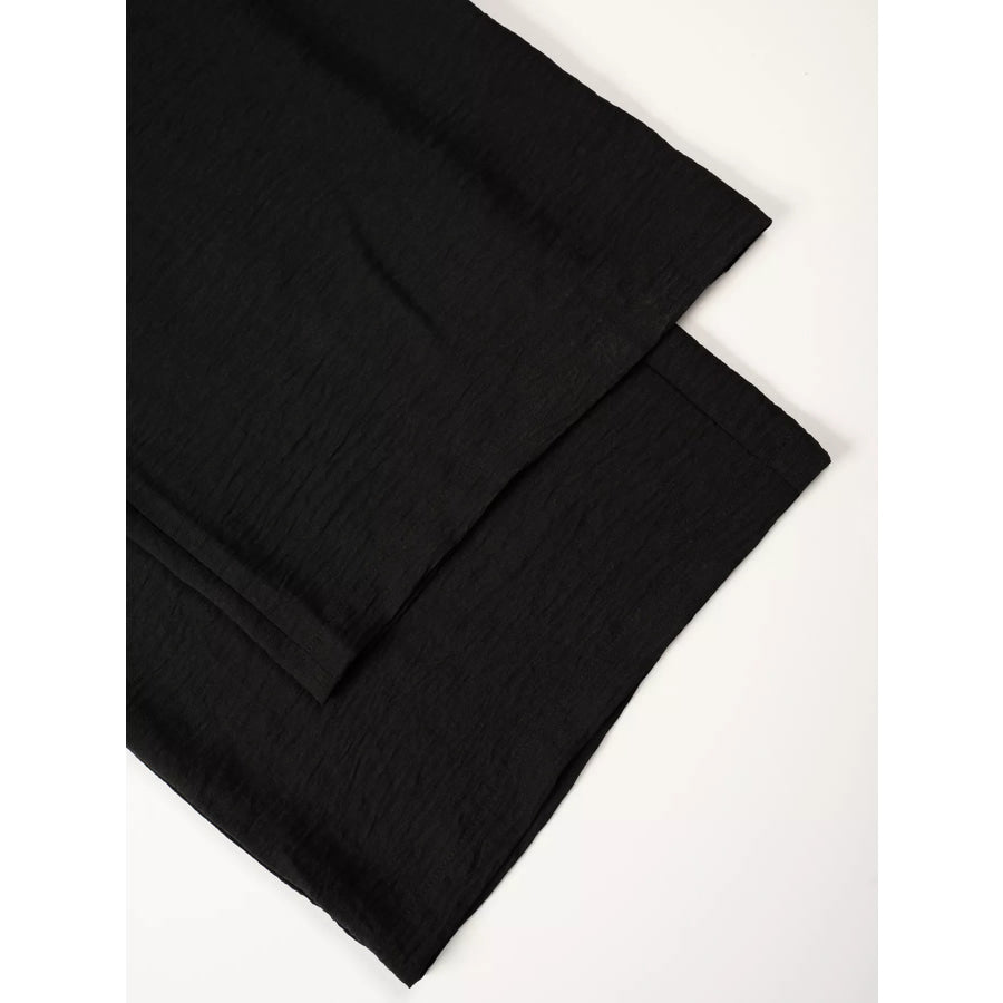 Drawstring Wide Leg Pants Apparel and Accessories