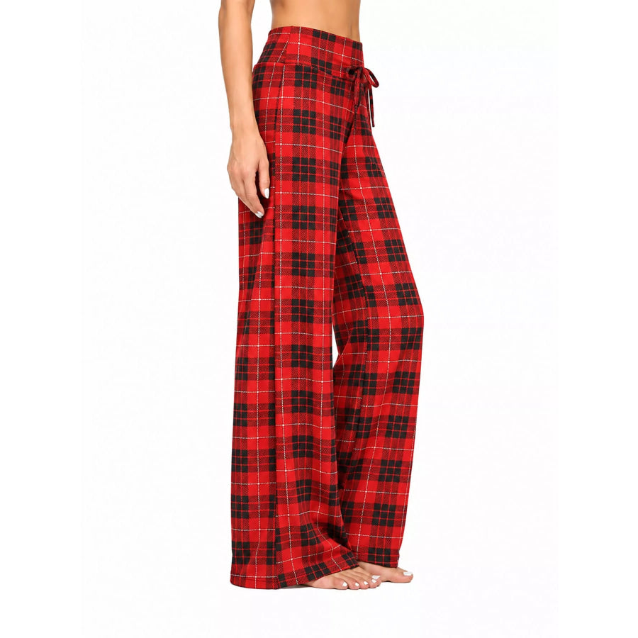 Drawstring Wide-Leg Pants Apparel and Accessories