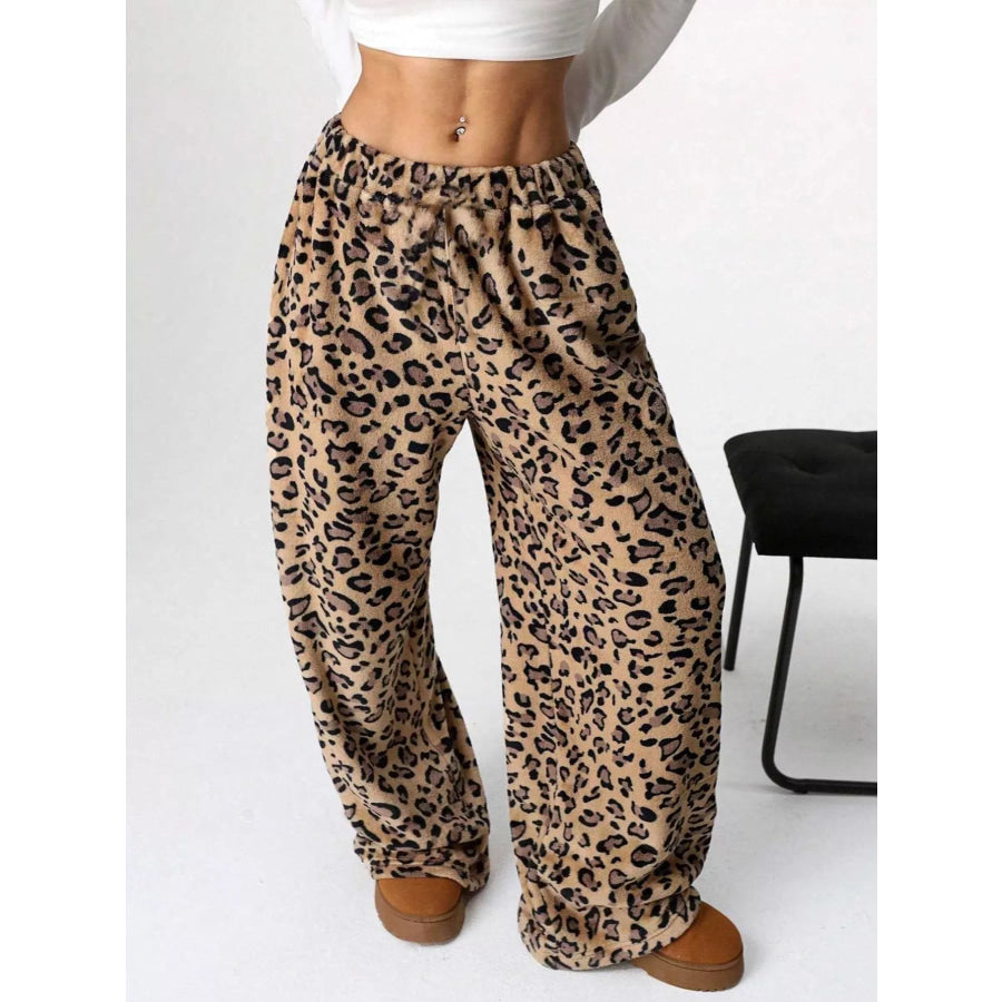 Drawstring Wide Leg Pants Apparel and Accessories