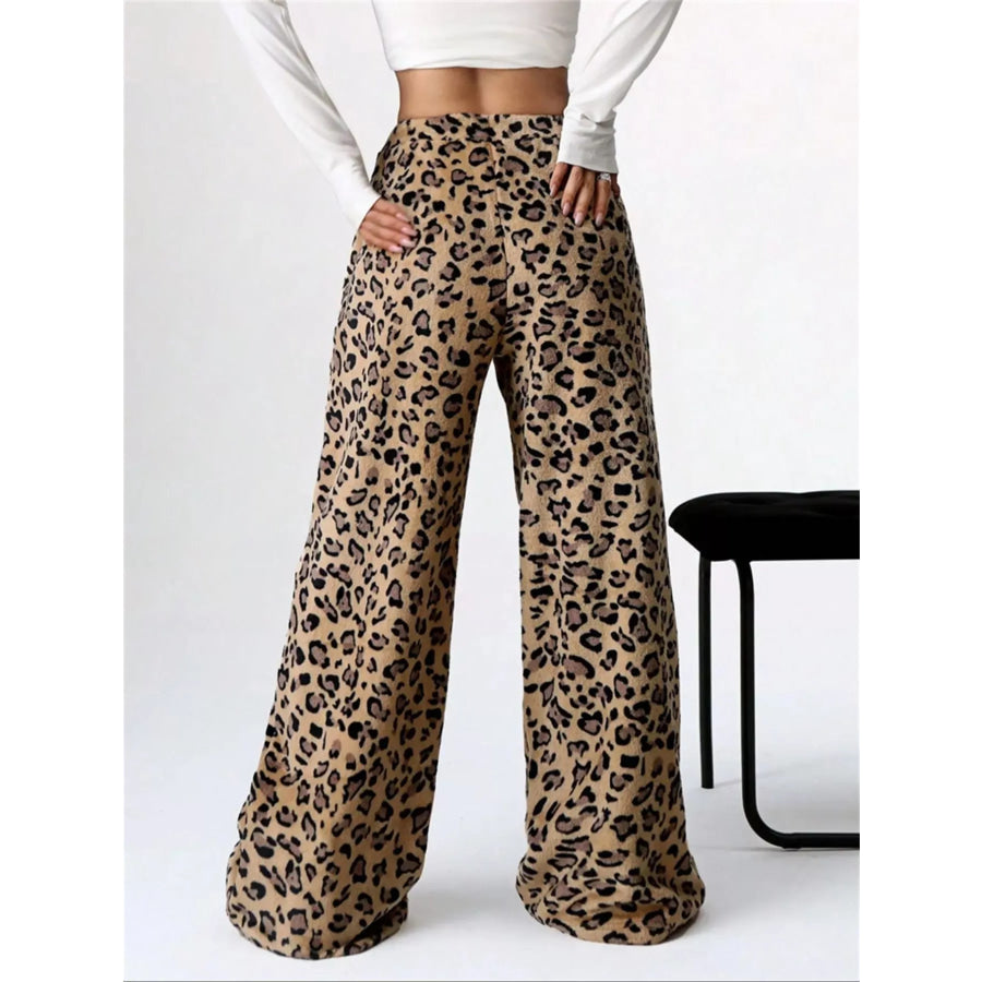 Drawstring Wide Leg Pants Apparel and Accessories