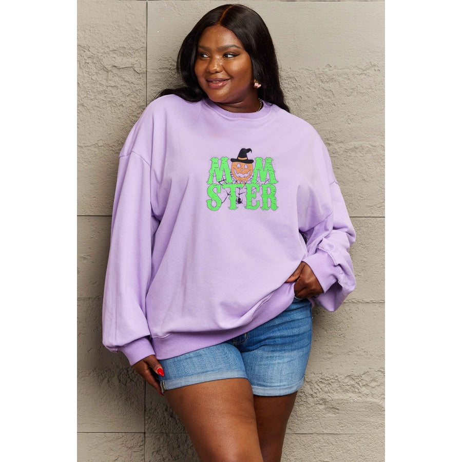 Drop Shoulder Graphic Sweatshirt