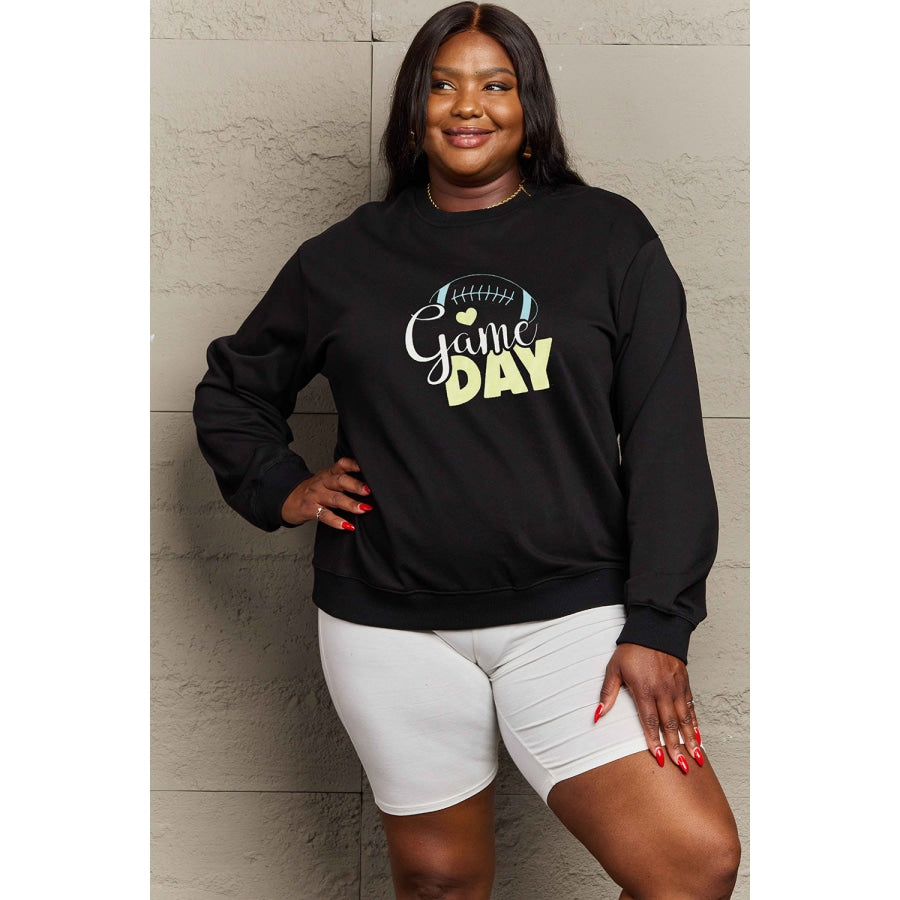 Drop Shoulder Graphic Sweatshirt