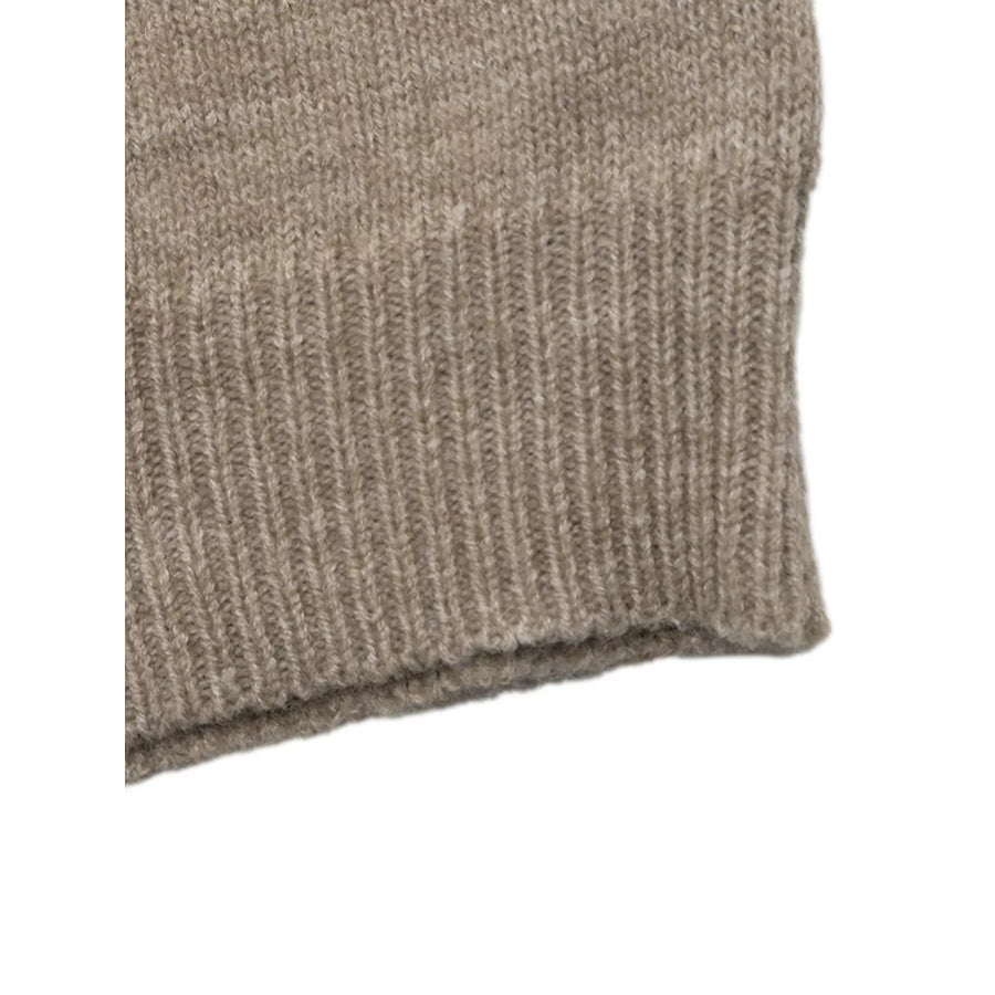 Dropped Shoulder Long Sleeve Sweater Apparel and Accessories