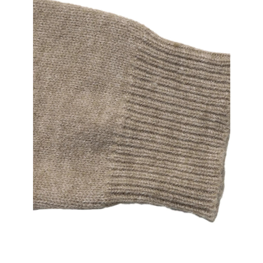 Dropped Shoulder Long Sleeve Sweater Apparel and Accessories