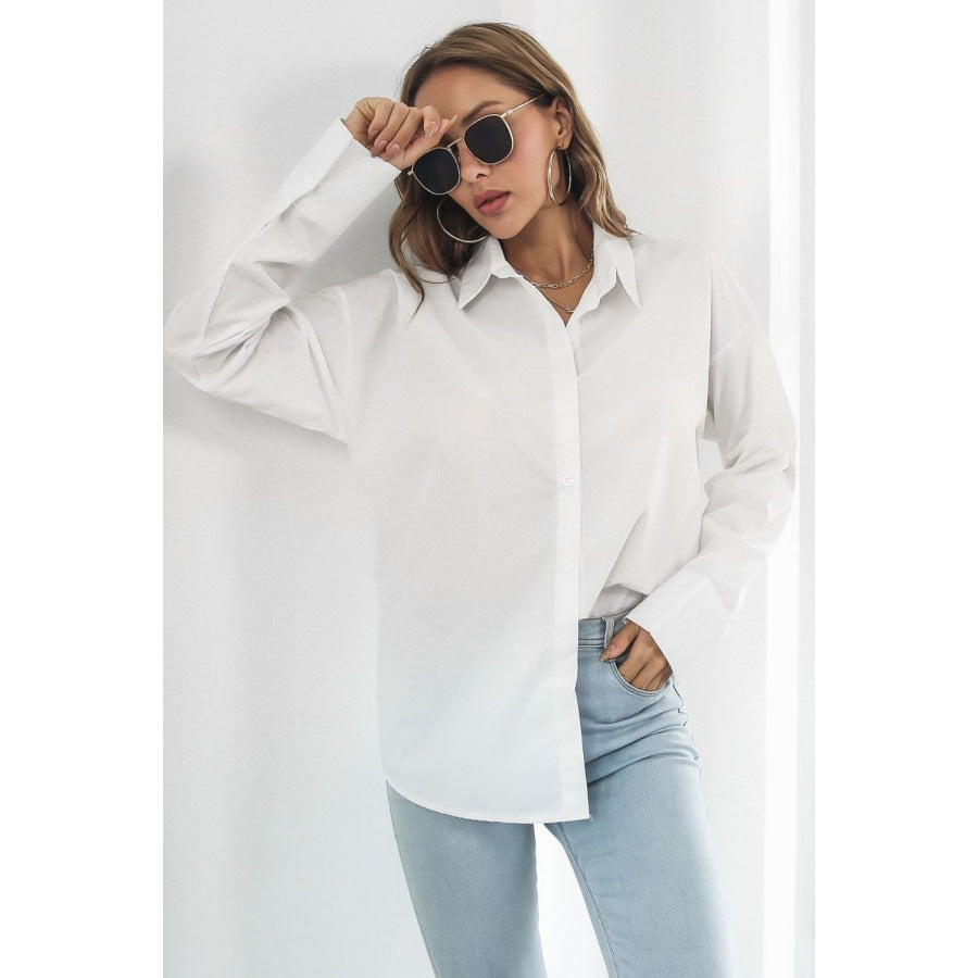 Dropped Shoulder Longline Shirt