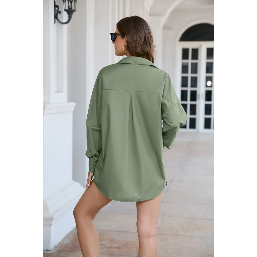 Dropped Shoulder Longline Shirt