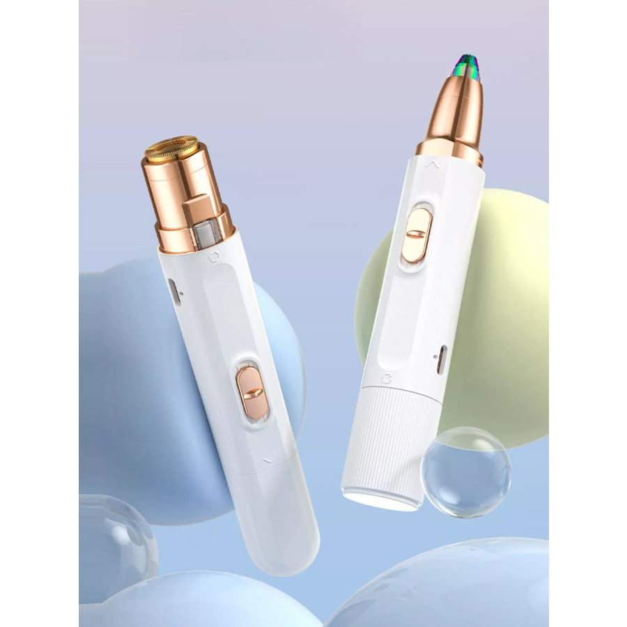 Dual-Head Painless Precision Hair Removal Pen White / One Size Apparel and Accessories