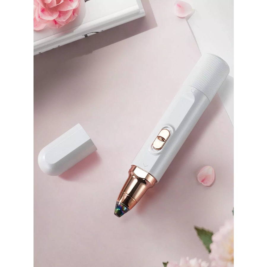 Dual-Head Painless Precision Hair Removal Pen White / One Size Apparel and Accessories