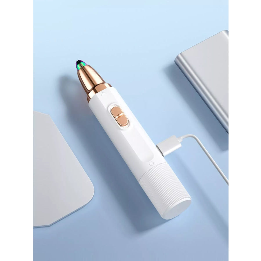 Dual-Head Painless Precision Hair Removal Pen White / One Size Apparel and Accessories