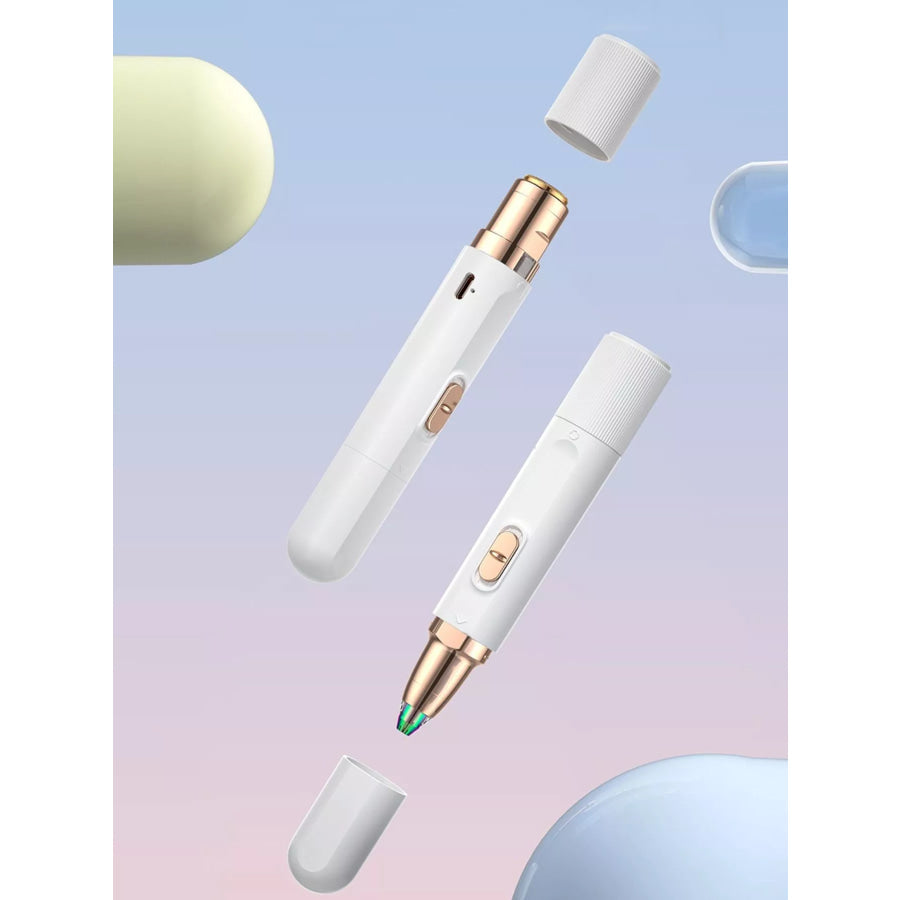 Dual-Head Painless Precision Hair Removal Pen White / One Size Apparel and Accessories