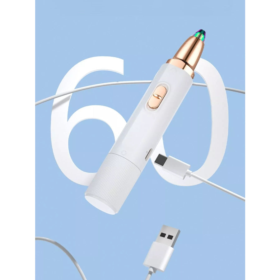 Dual-Head Painless Precision Hair Removal Pen White / One Size Apparel and Accessories