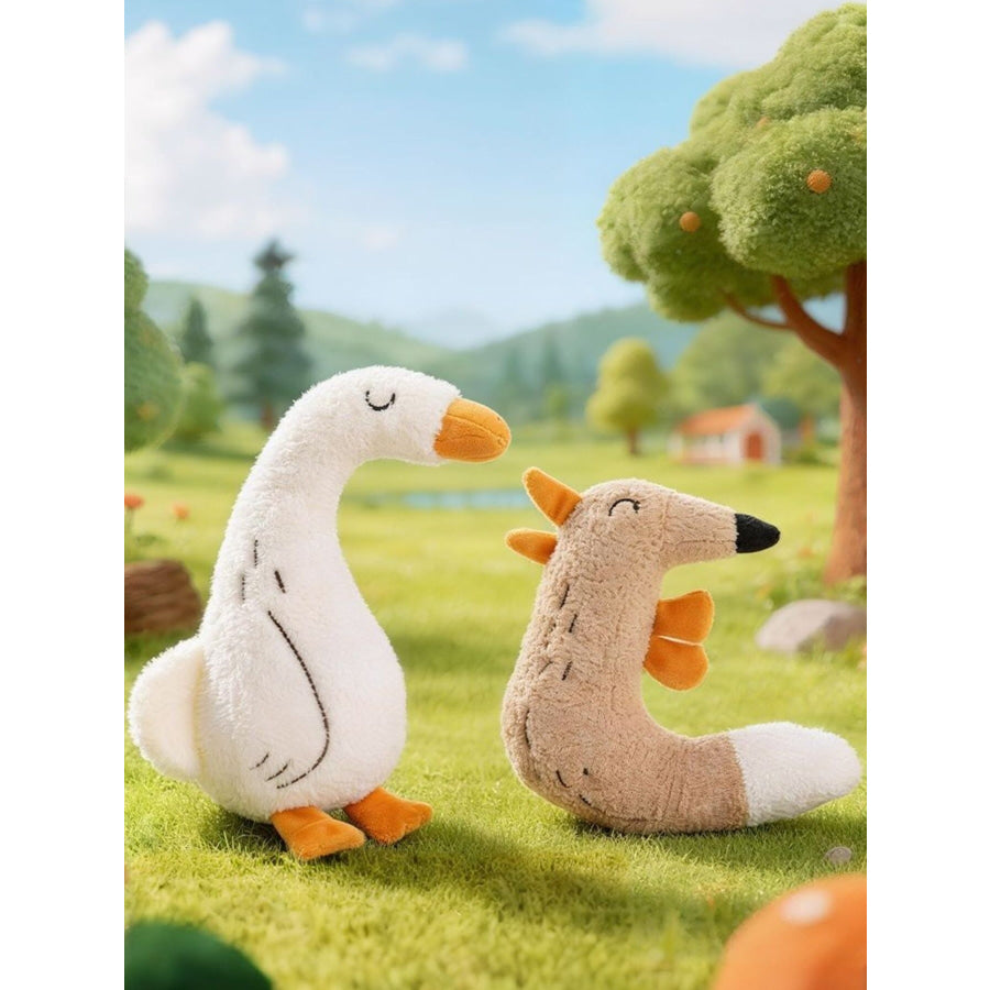 Duck & Fox Design Pet Plush Toys Apparel and Accessories