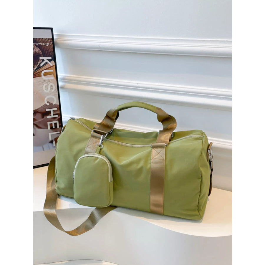 Duffle Bag with Detachable Pouch Green / onesize Apparel and Accessories