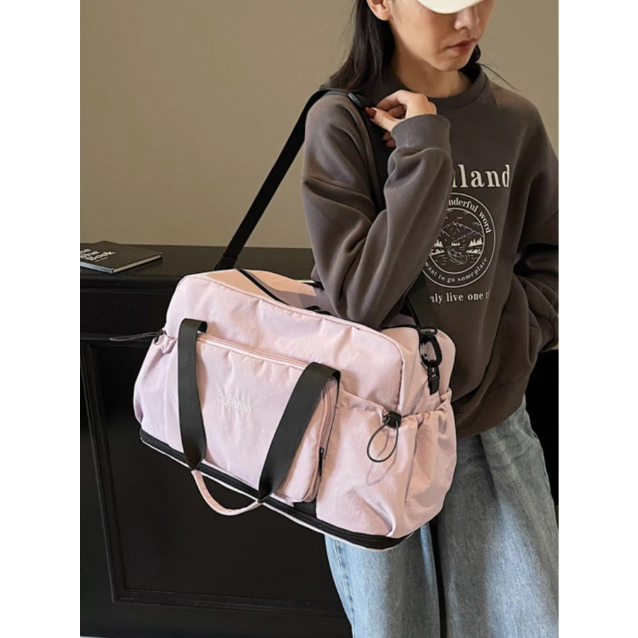Duffle Bag with Multiple Pockets Purple / onesize Apparel and Accessories