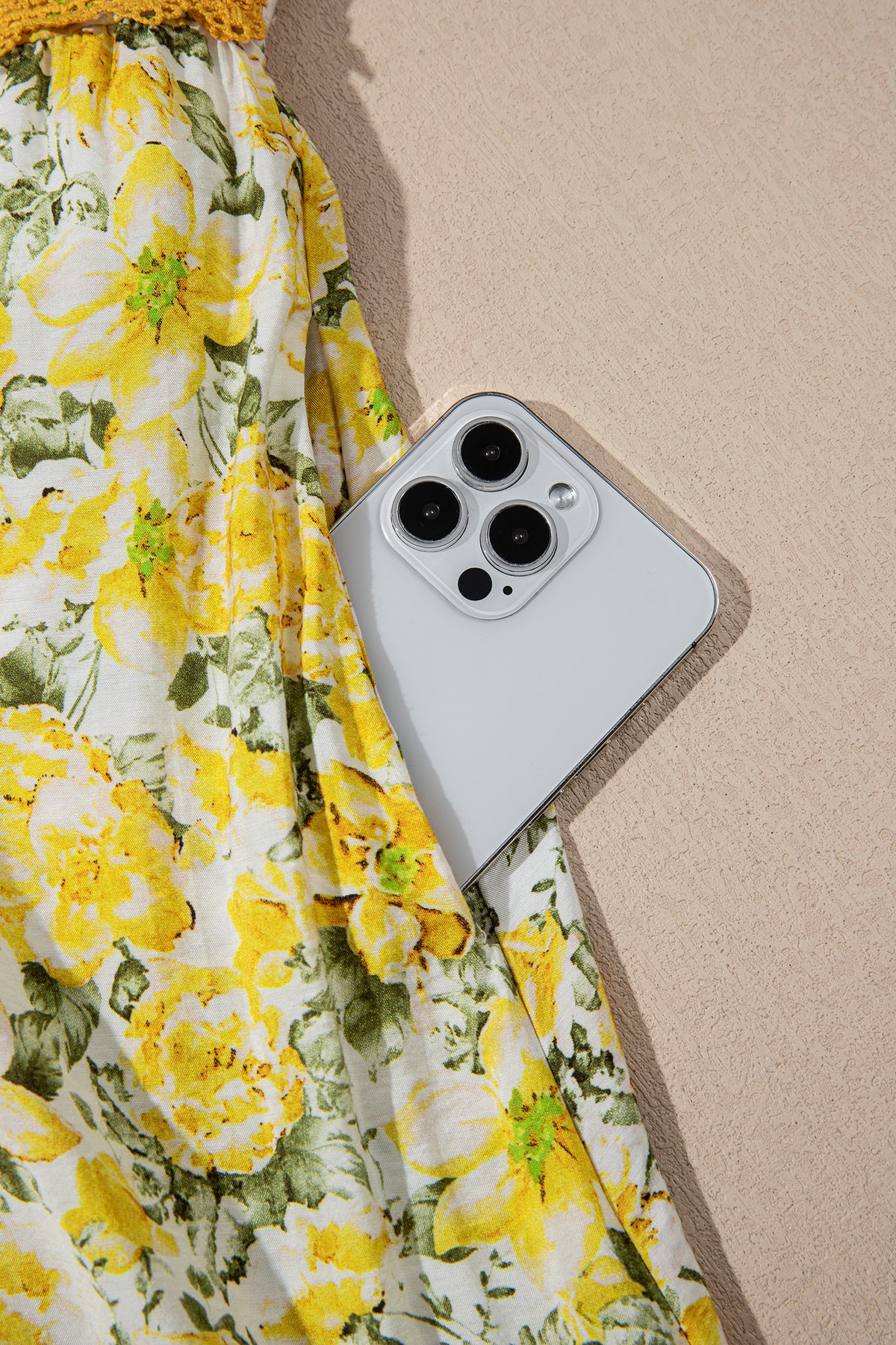 Rose Floral Lace Tied Strap Empire Waist Maxi Dress