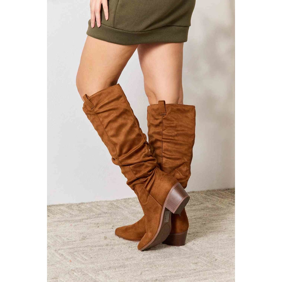 East Lion Corp Block Heel Knee High Boots