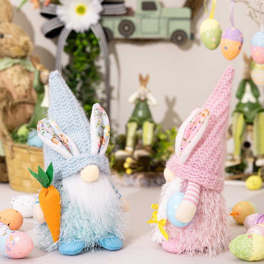 Easter Faceless Doll with Rabbit Ears Apparel and Accessories